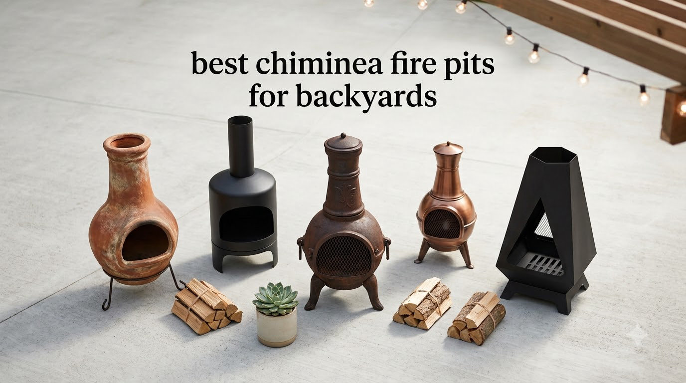 best chiminea fire pits for backyards