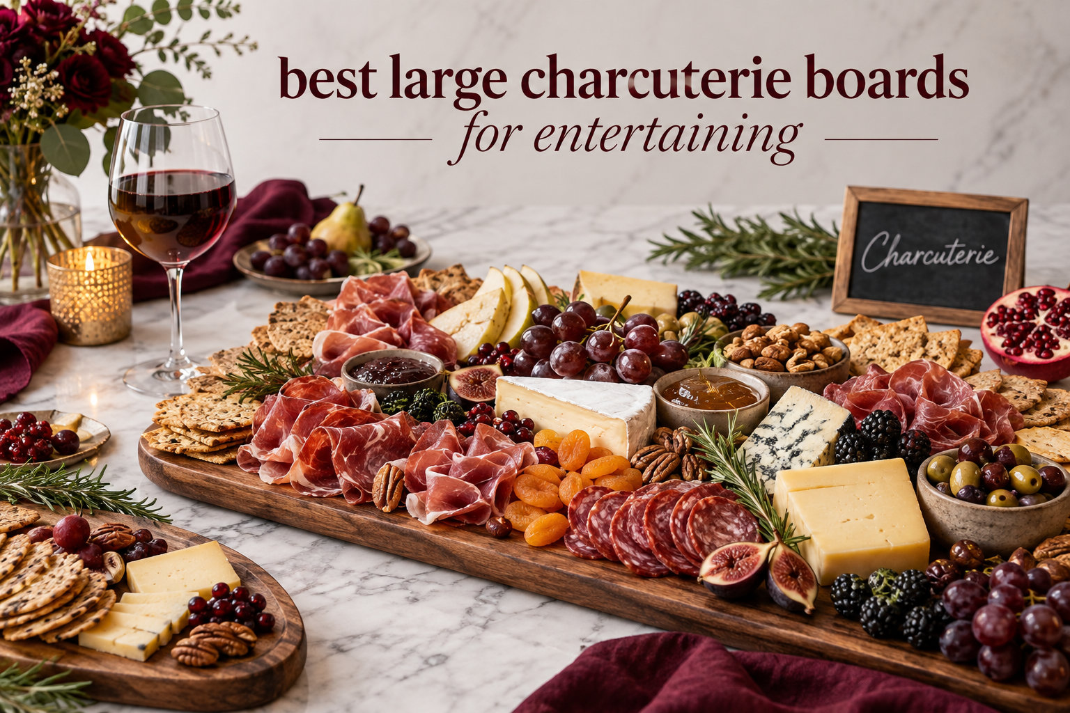best large charcuterie boards for entertaining