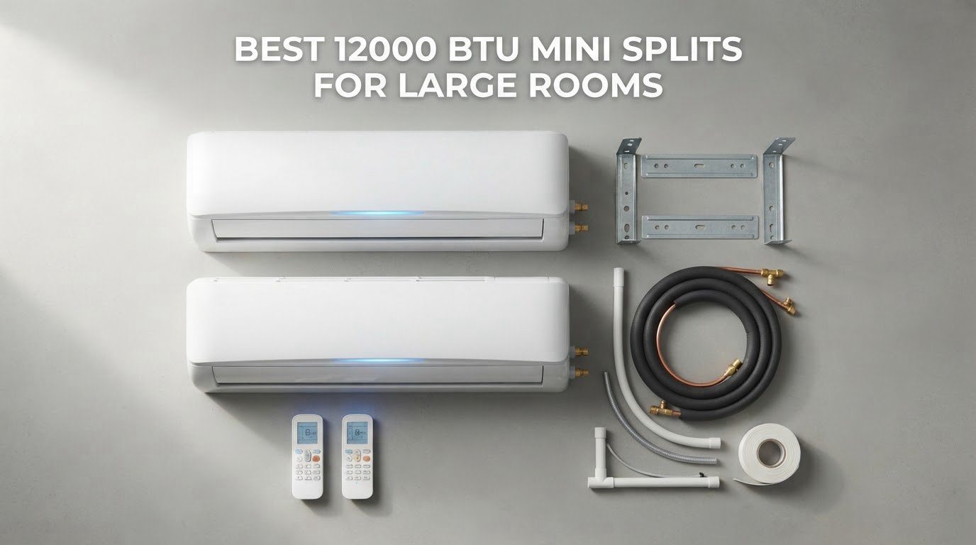 best 12000 btu mini splits for large rooms