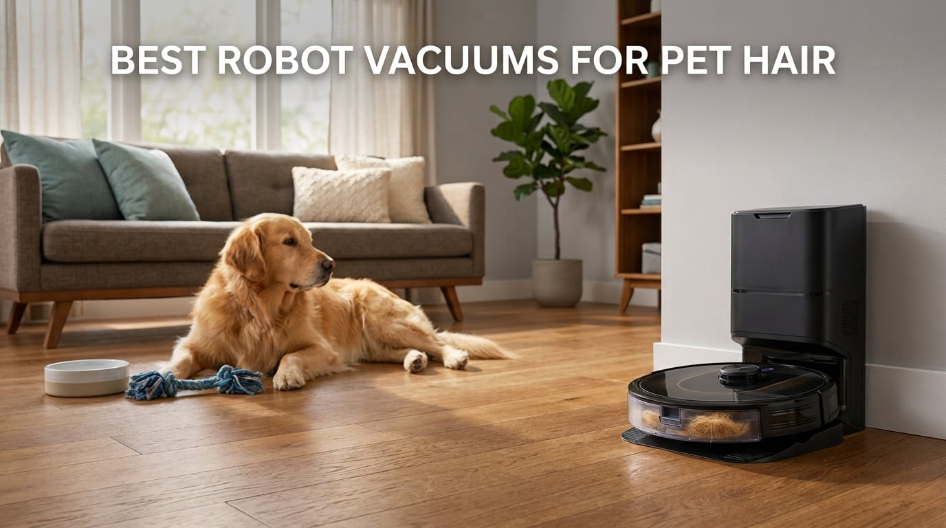 best robot vacuums for pet hair