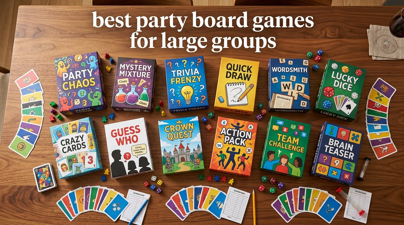 best party board games for large groups