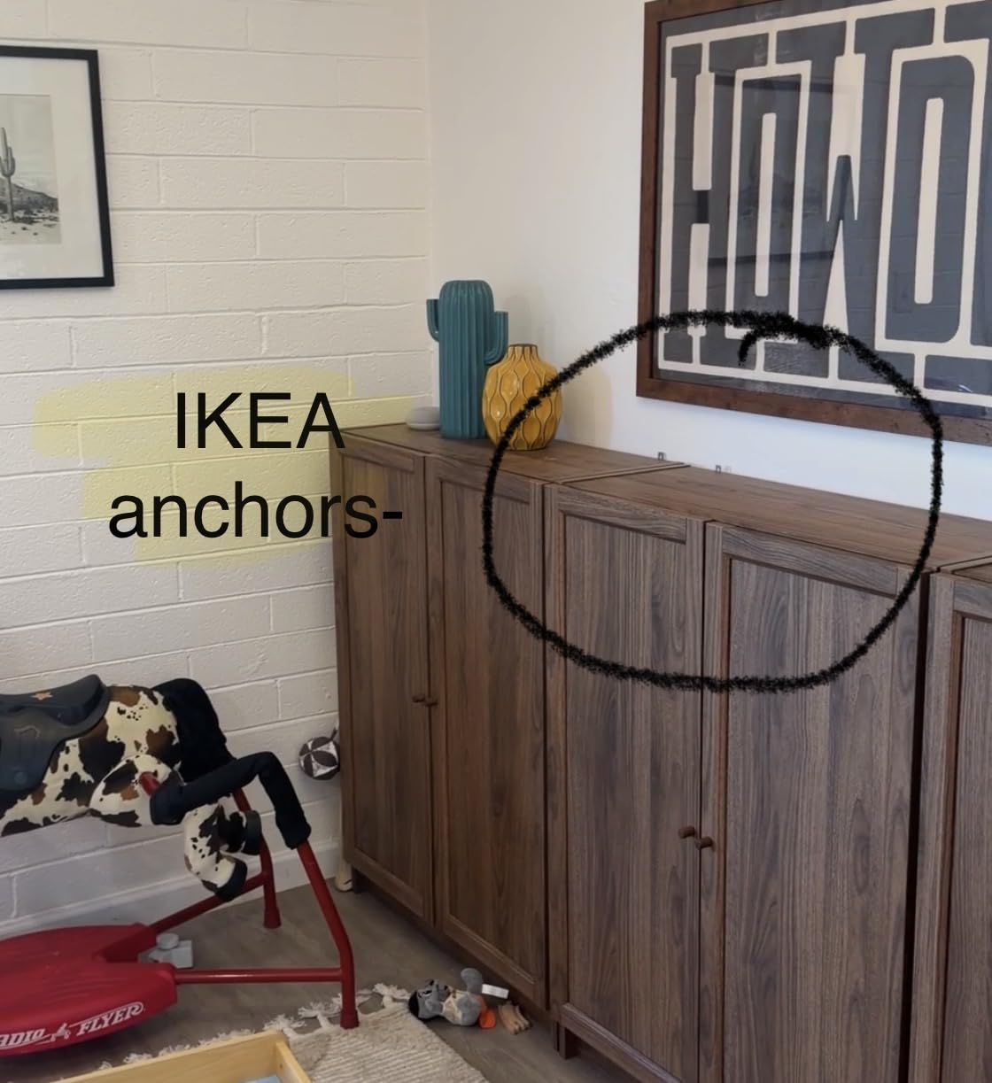 Hangman Anti-Tip Kit - 400 Pound Falling Furniture Prevention Device (TK-400), 1 Pack customer photo 2