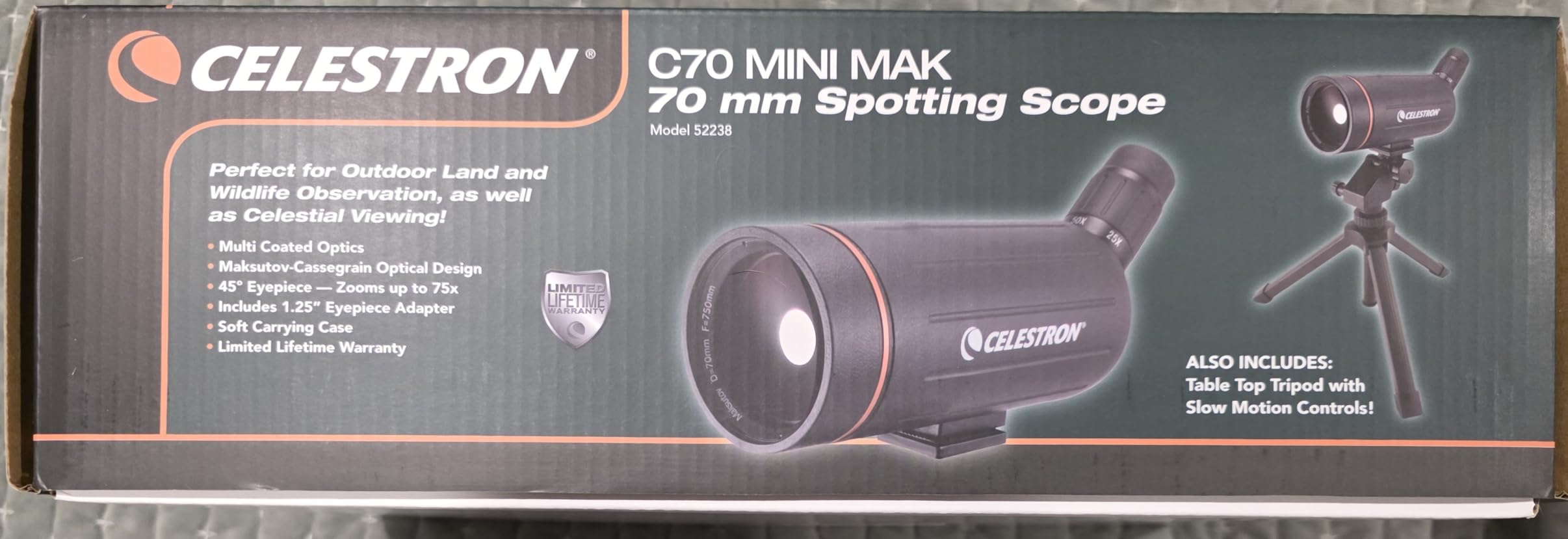Celestron C70 Mini Maksutov Spotting Scope for Birding, Wildlife customer photo 2