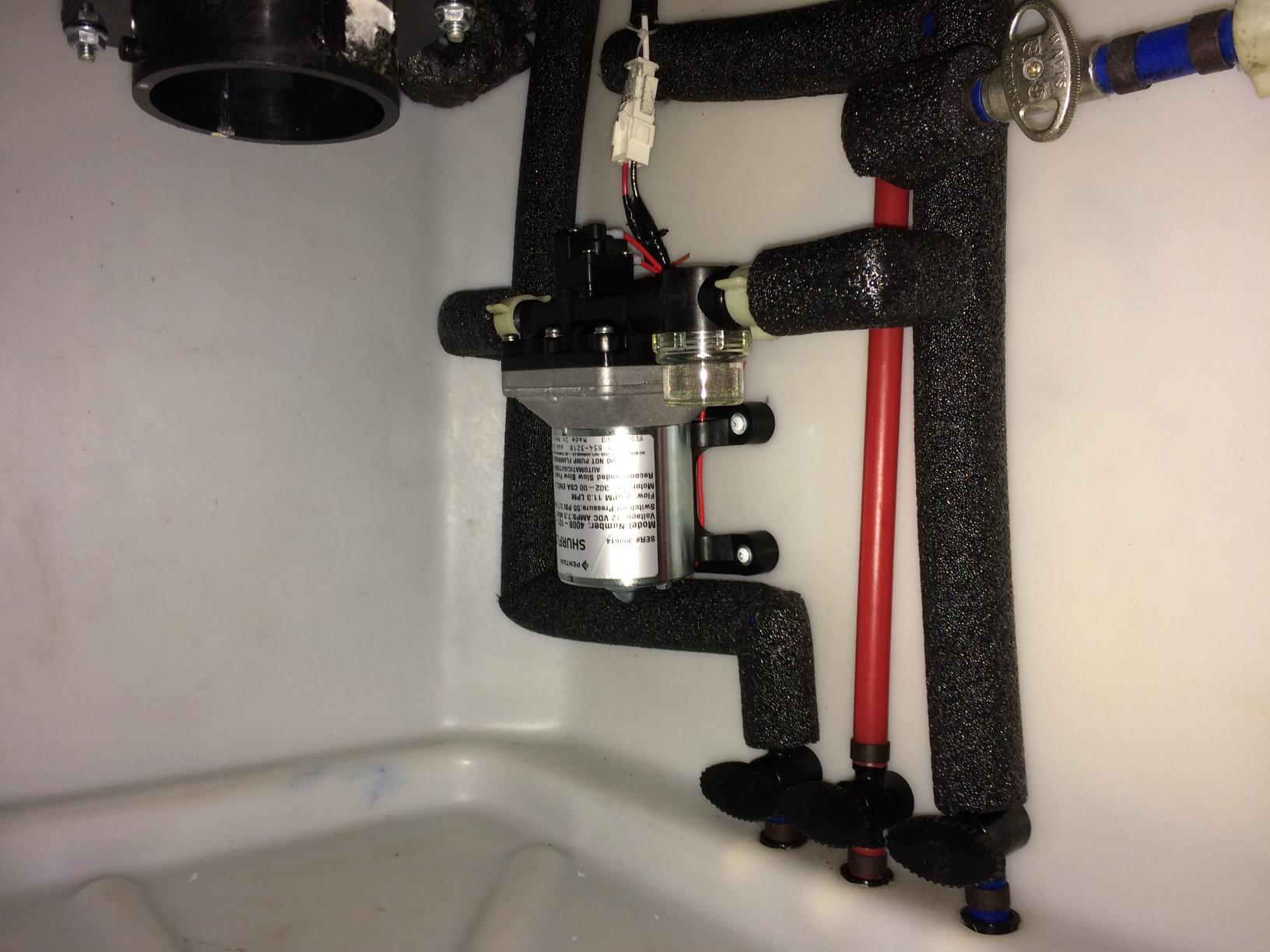 PENTAIR SHURFLO Revolution 4008-101-E65 RV Fresh Water Pump 12V 3.0 GPM 55 PSI Quiet Automatic Demand Diaphragm By-Pass Pump customer photo 1