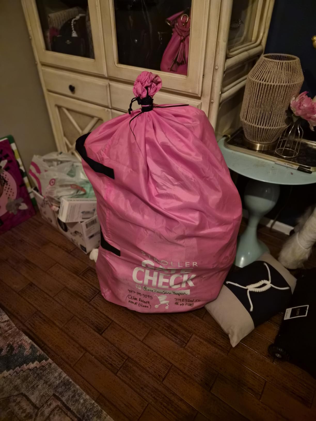 J.L. Childress Gate Check Travel Bag for Single & Double Strollers, Red customer photo 2