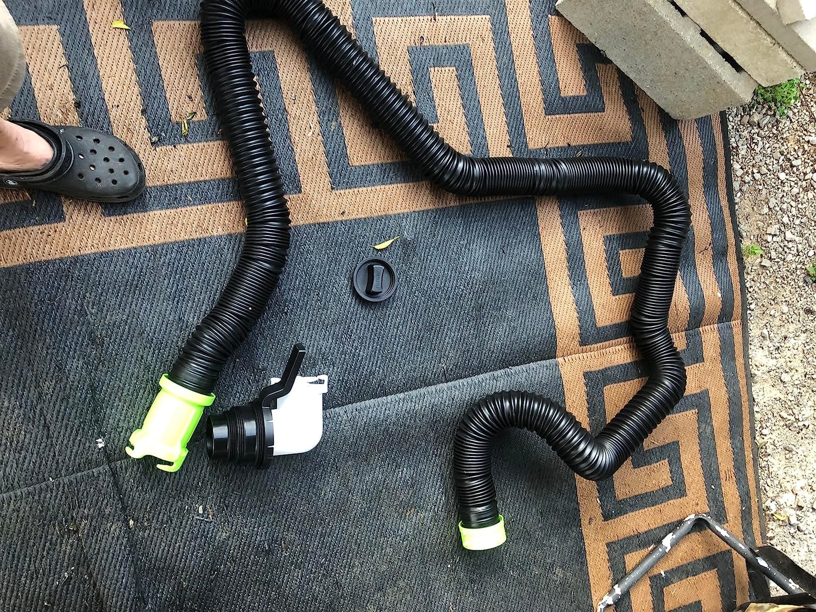 Thetford Titan 17853 15ft 15-Foot Premium RV Sewer Hose Kit-Thetford-17853, Black/Green customer photo 1