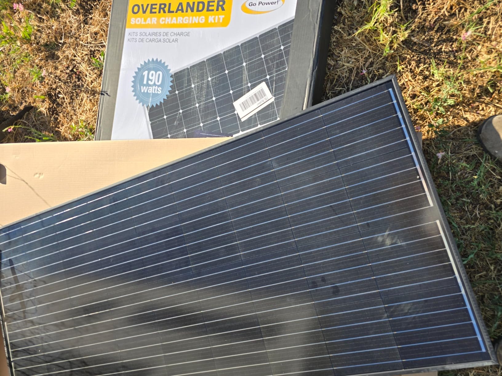 Go Power Overlander Charging Kit 200W - 12V Solar Panel Kit w/ 30-Amp Bluetooth® PWM Controller, Expandable Up to 600W, Includes 2X 25ft Solar Output Cables (Male and Female) for RV & Dry Camping Use customer photo 1