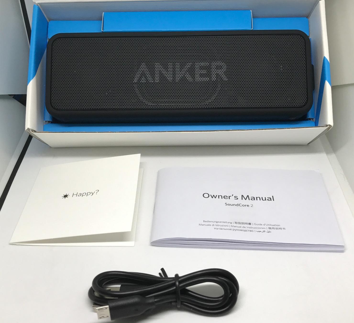 ANKER soundcore 2 Portable Bluetooth Speaker, 24-Hour Playtime, IPX7 customer photo 2