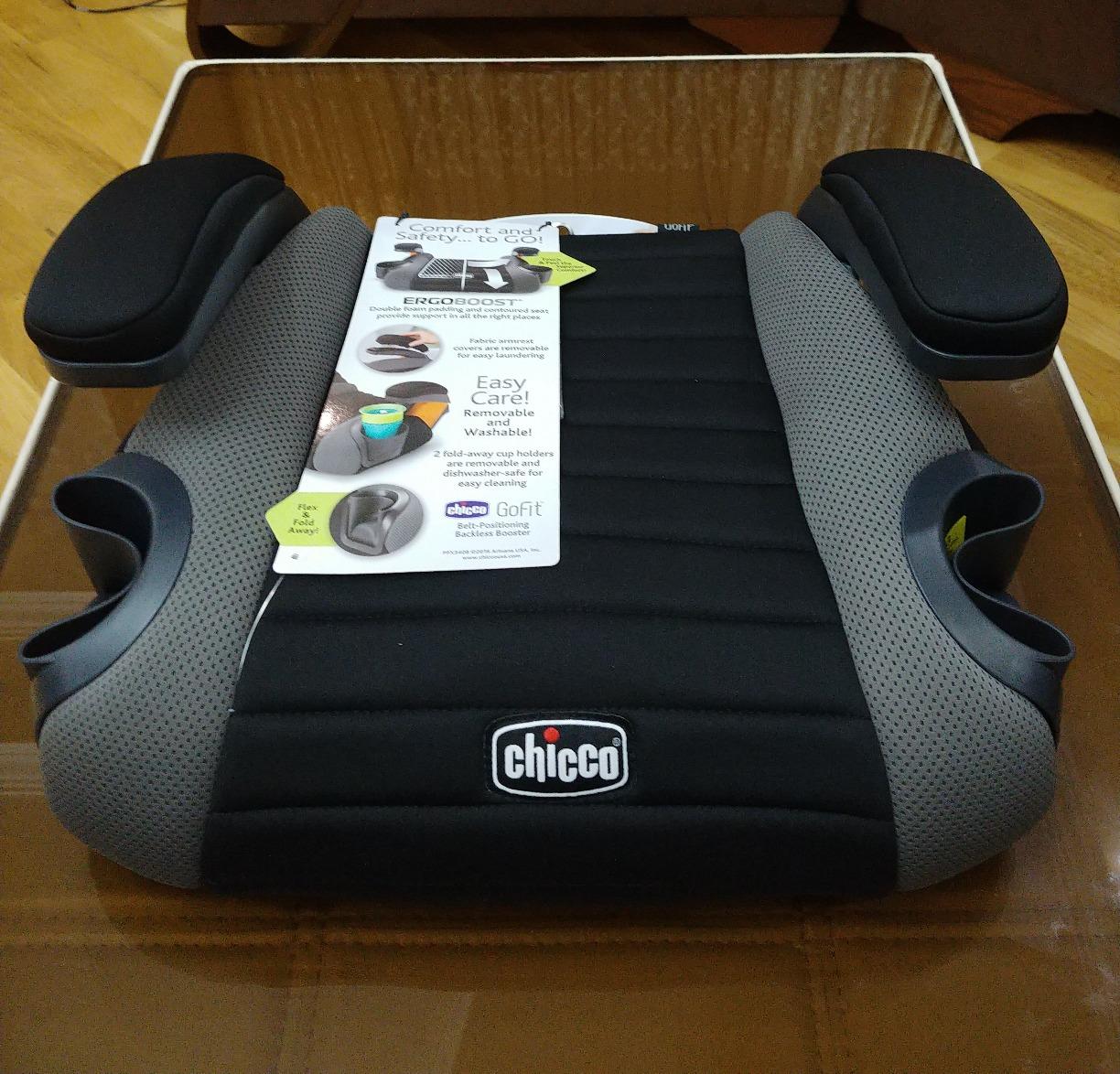 Chicco GoFit Backless Booster Car Seat, Vehicle Seat Belt Install customer photo 1