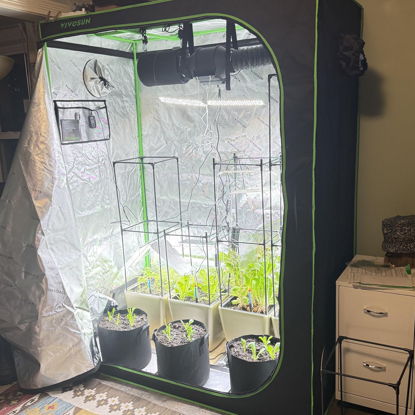 VIVOSUN S326 3x2 Grow Tent 36