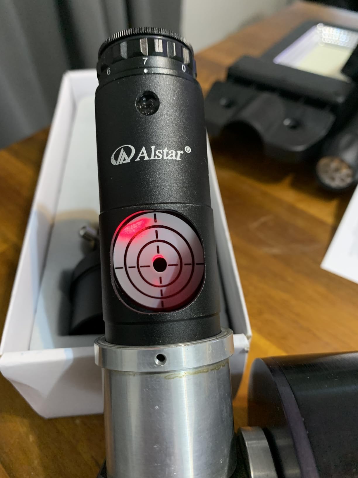 Alstar Laser Collimator Alignment for Marca Newtonian Telescopes 1.25