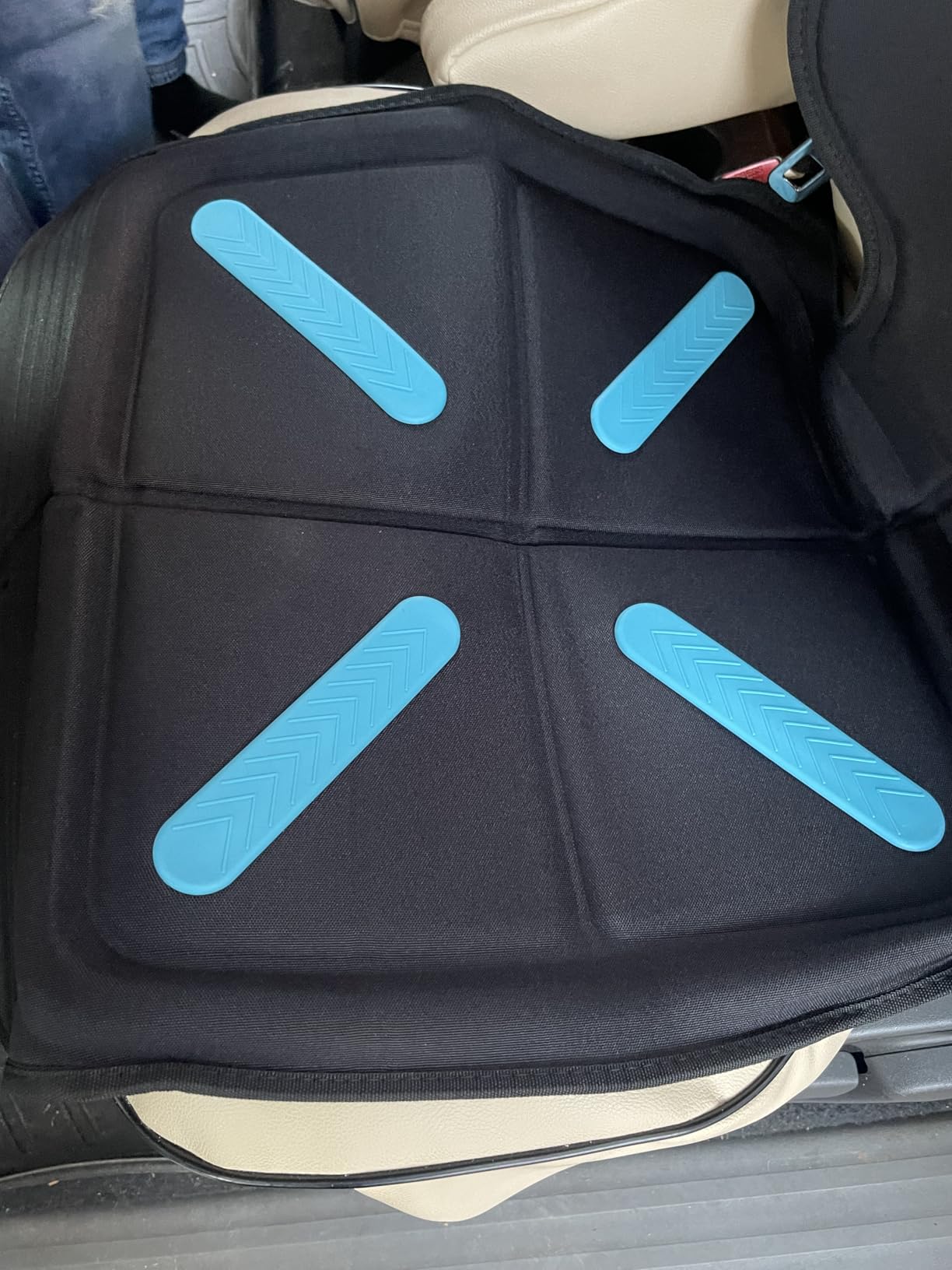 Car Seat Cover for Baby Child Car Seats, Shynerk Auto Car Seat Protector for Under Car Seats to Protect Automotive Vehicle Leather and Cloth Upholstery - Waterproof and Dirt Resistant customer photo 2