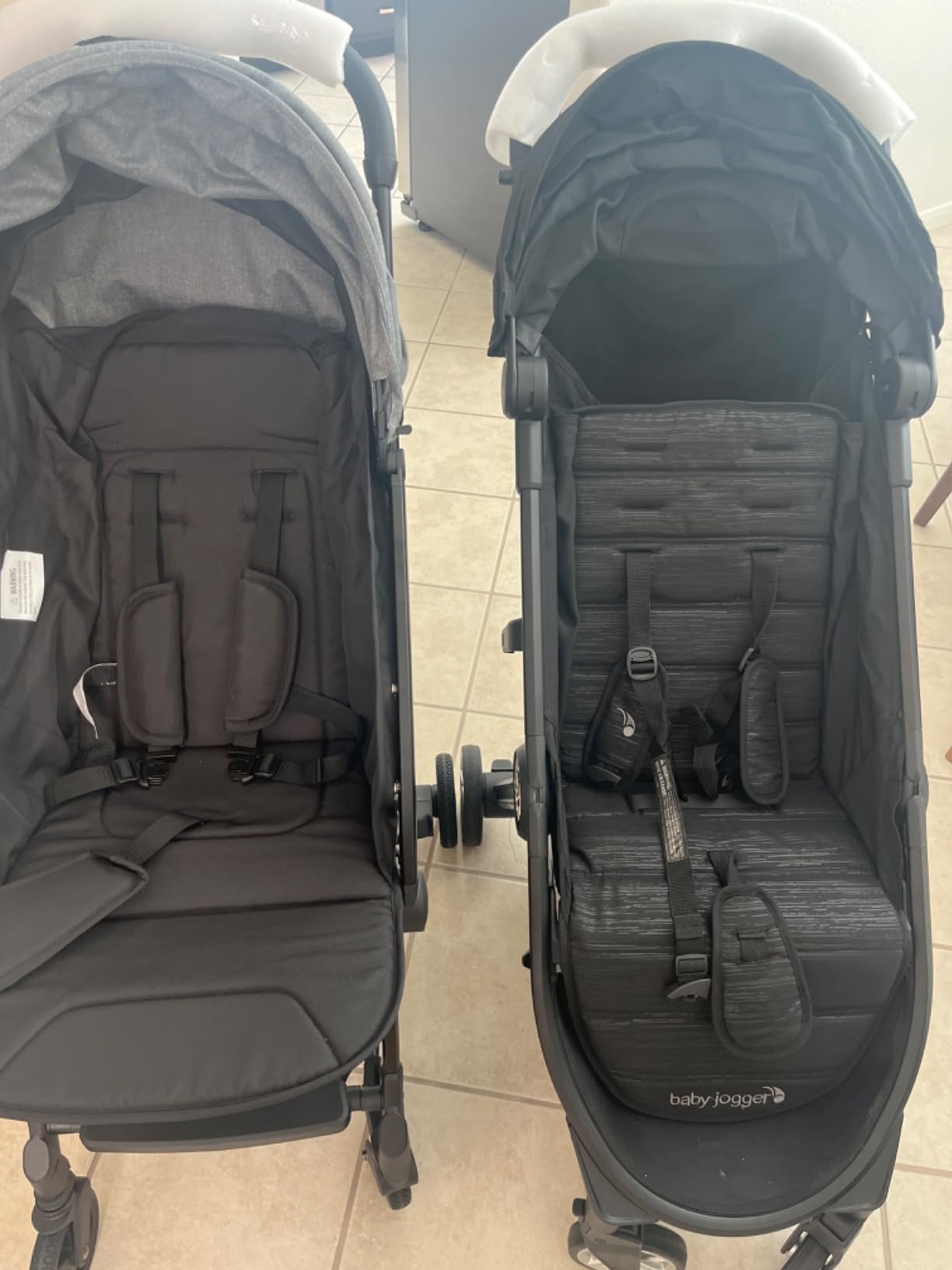 Baby Jogger® City Tour 2 Side by Side Double Stroller, Compact Twin Stroller Design, Easy-To-Maneuver, Fits Through Standard Doorways, Compact One-Step Fold Design, Baby Travel Essential, Pitch Black customer photo 1