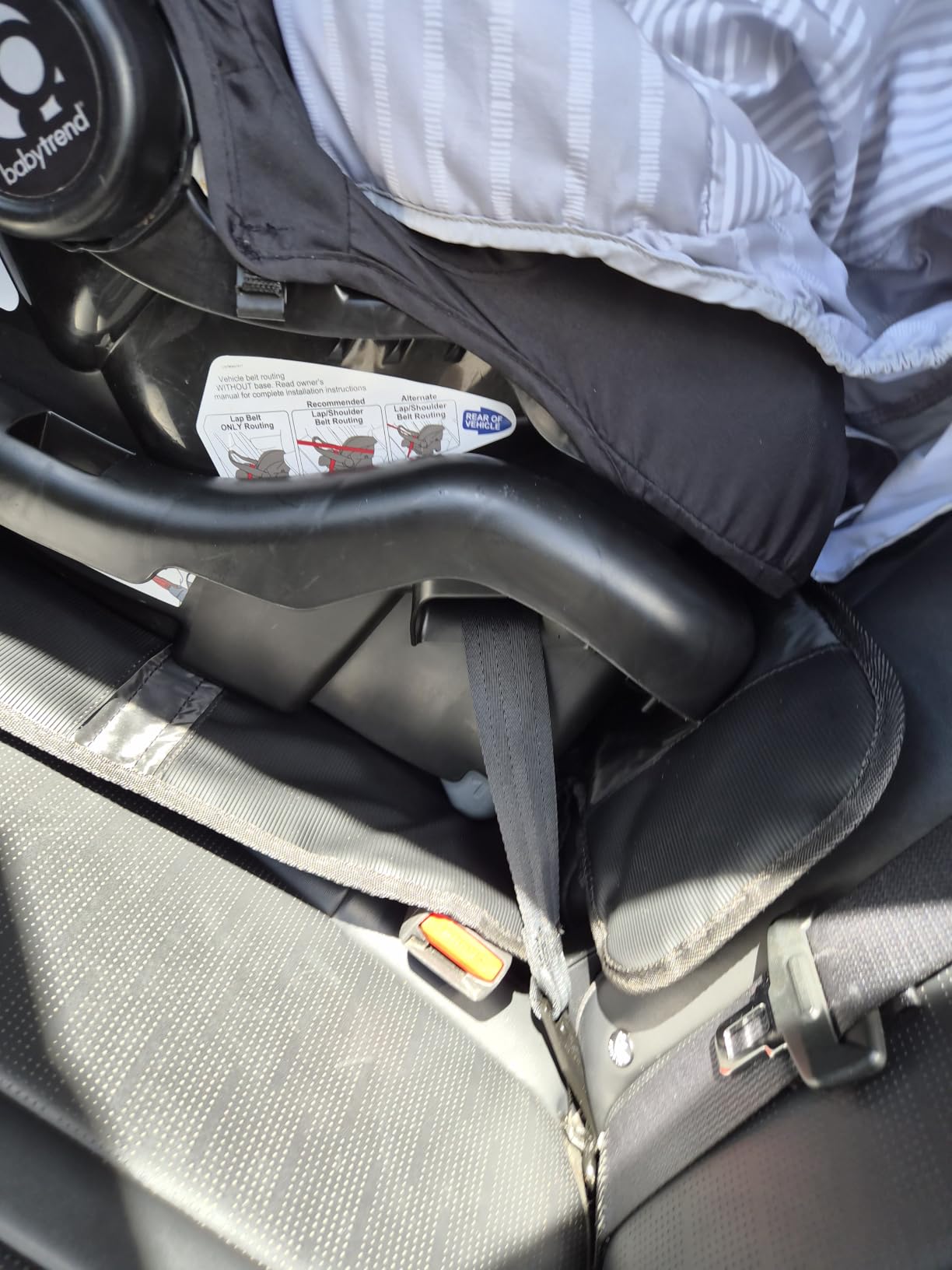 Kaiphy Car Seat Protector - Seat Protection Mat - Thick Padding - Durable, Waterproof Fabric, Leather Reinforced Corners & 3 Pockets for Handy Storage Black customer photo 1