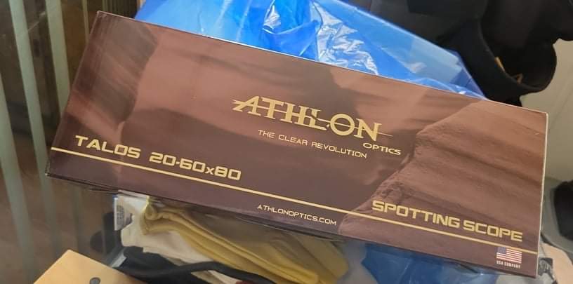 Athlon Optics Talos 20-60x80 Spotting Scope with Tripod and Carrying Case - Angled, Charcoal Grey - 315001G customer photo 1