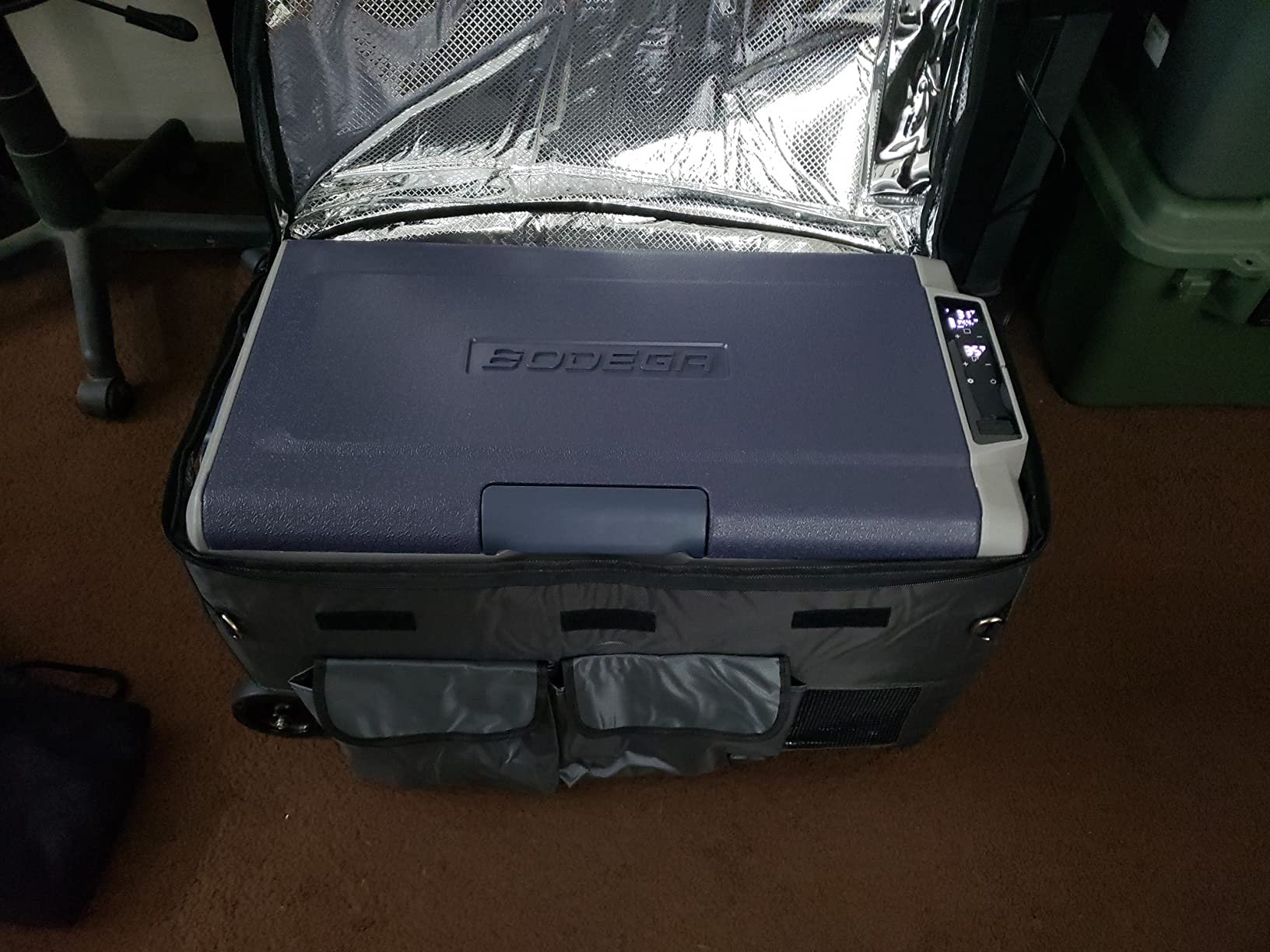T50 Insulated Protective Cover for Alpicool T50, Bodega 53 Quart, VEVOR 53 Qt Dual Zone Car Fridge Freezer customer photo 2