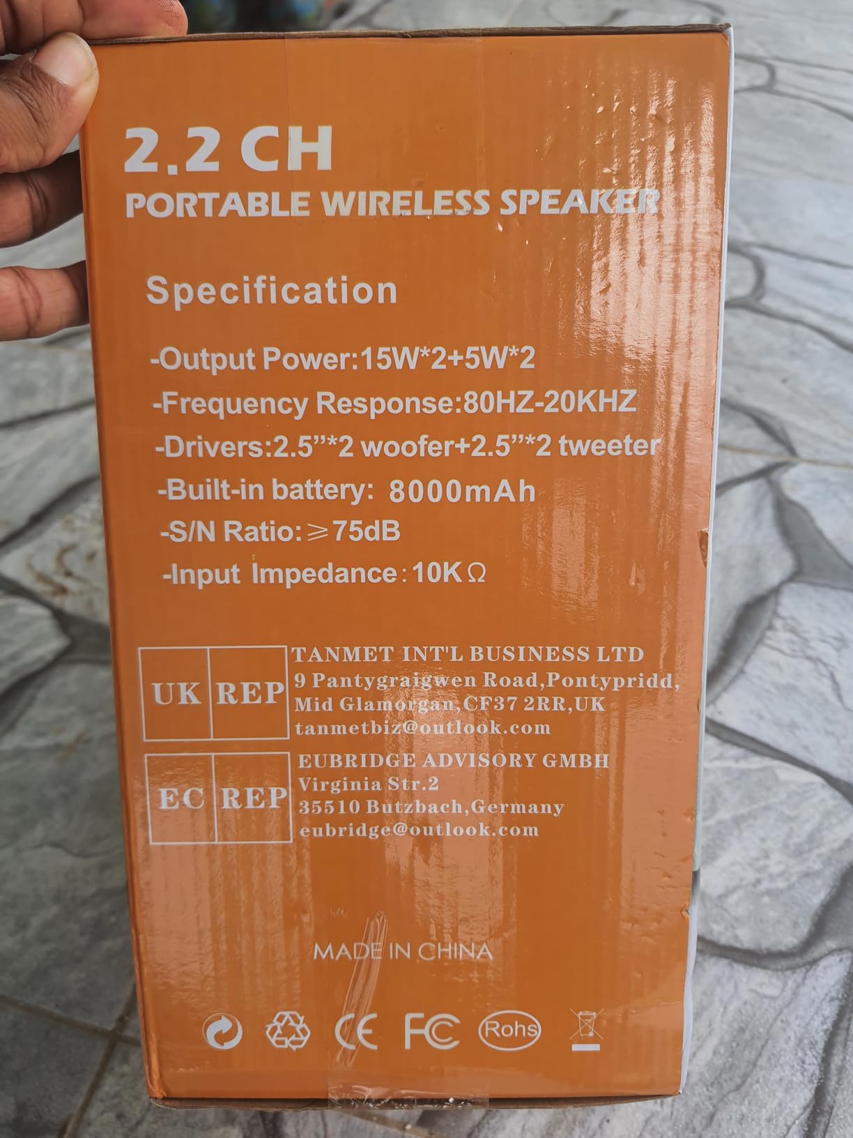 Bluetooth Speaker, 40W (60W Peak) Portable Wireless Speaker with Colorful Lights, Double Subwoofer Heavy Bass, FM Radio, MP3 Player, Bluetooth 5.0, Loud Stereo speakers for Home Outdoor Party Camping customer photo 2