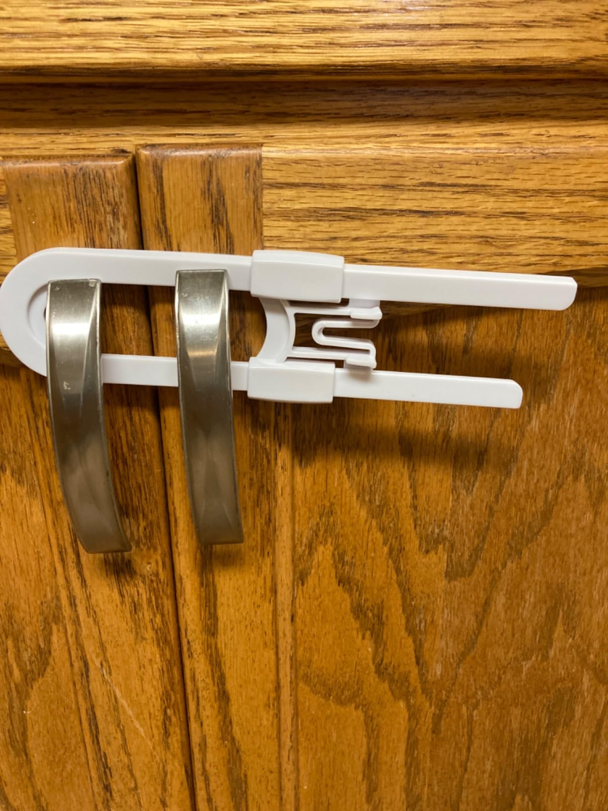 Vmaisi 8 Pcs Baby Sliding Cabinet Locks Adjustable U Shaped Child Safety customer photo 2