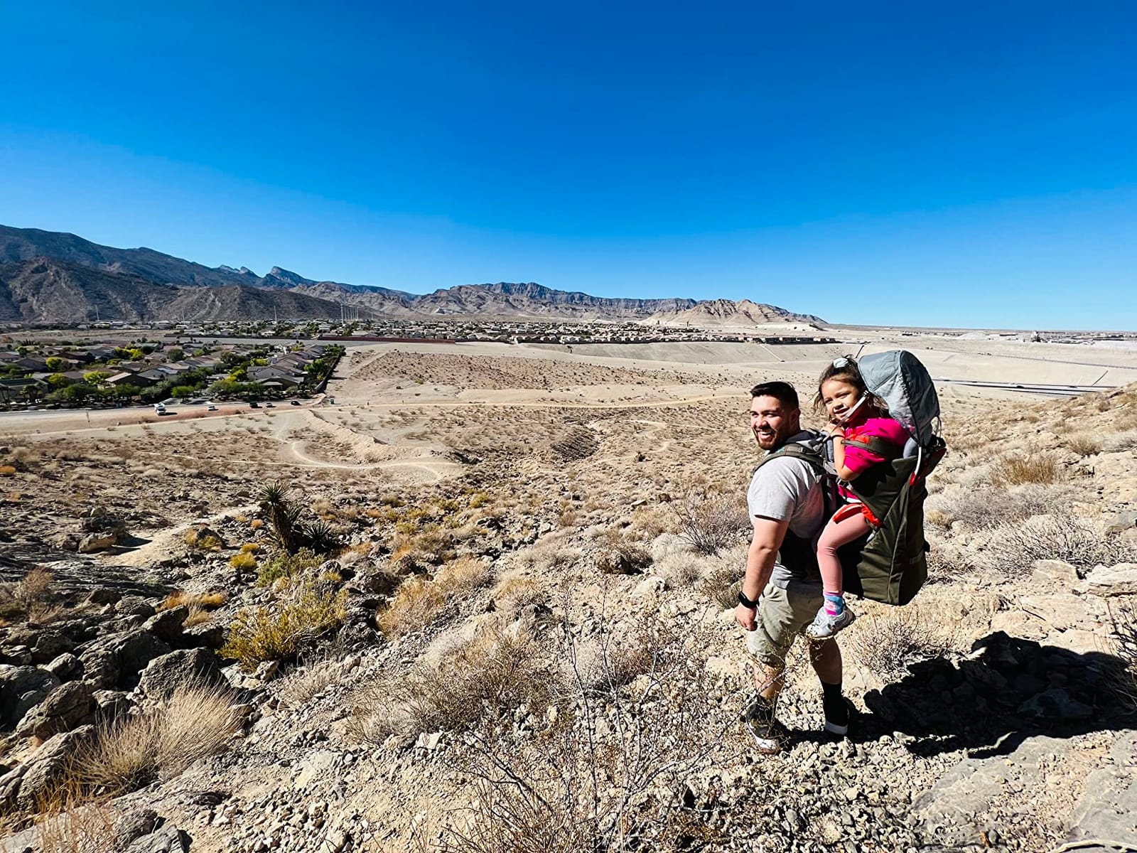 WIPHA Toddler Hiking Carrier, Baby Backpack with Sun Canopy & Storage customer photo 2