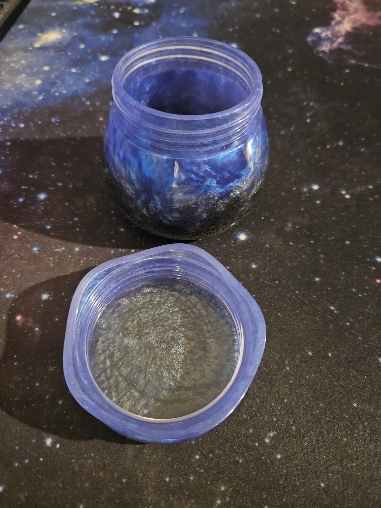 LET'S RESIN Pudding Jar Resin Molds with Lid, Epoxy Molds Silicone for Storage Bottle,Candle Holder,Candy Container, Epoxy Casting Craft,Flower Pot, Gifts customer photo 1