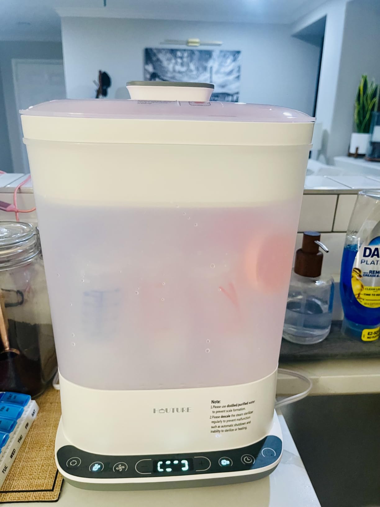 HAUTURE 6-in-1 Baby Bottle Sterilizer and Dryer, Large Capacity customer photo 2