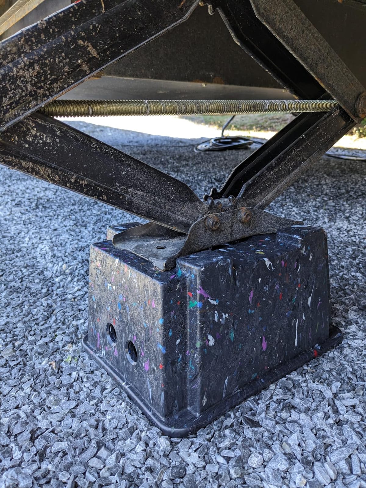 OX BLOX Heavy Duty Trailer Jack Block - 10,000 lb Capacity - Made in USA customer photo 2