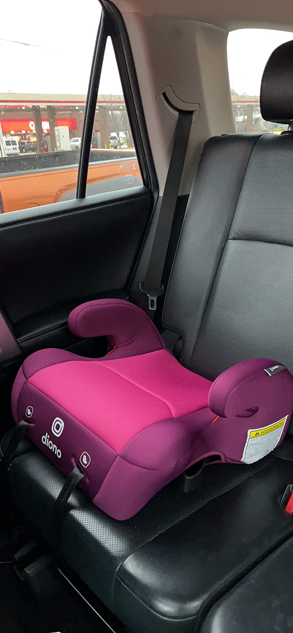 Diono Solana 2 XL 2022, Dual Latch Connectors, Lightweight Backless Belt-Positioning Car, 8 Years 1 Booster Seat, Black customer photo 2
