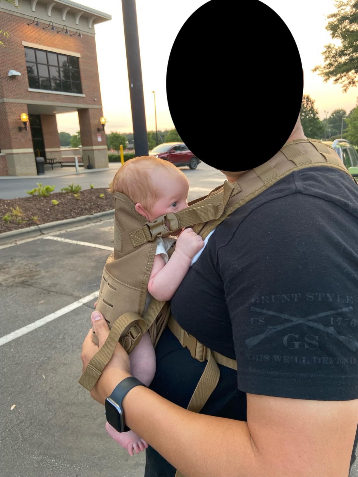Toddler & Baby Carrier for Men – Dad Carrier for Infants & Toddlers | WOLF TACTICAL customer photo 1