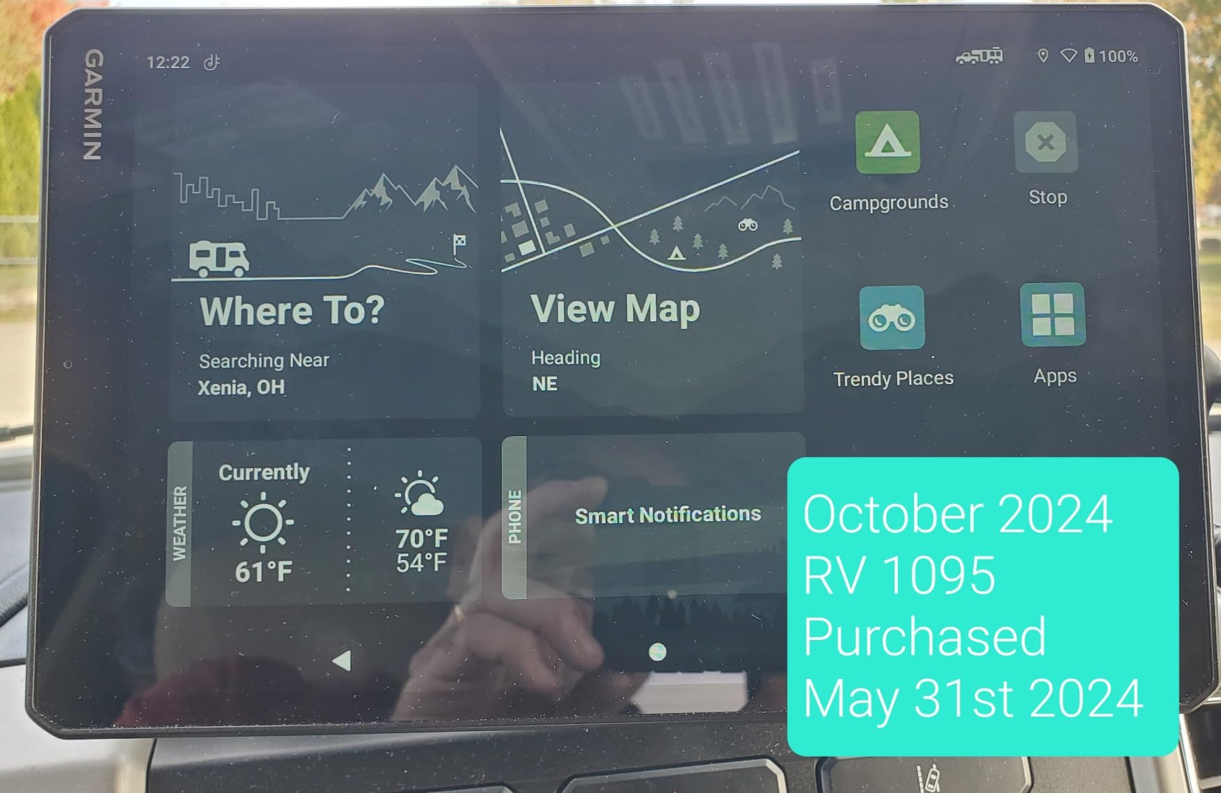 Garmin RV 795, 7” GPS RV Navigator, Custom RV Routing customer photo 1
