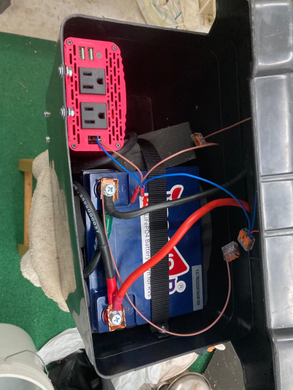 Timeusb 12V 50Ah LiFePO4 Lithium Battery for Kayak, RV, Trolling Motor customer photo 1