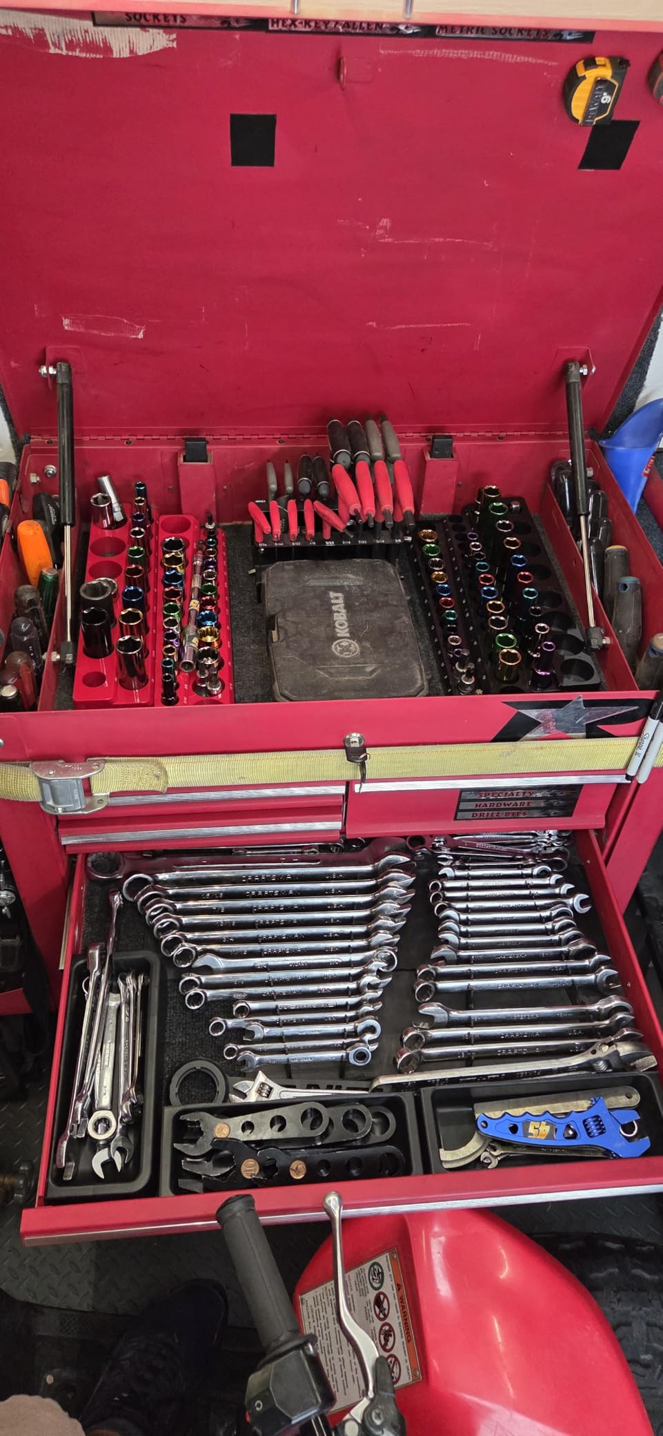 EACELIY Magnetic Socket Organizer Set, 1/2