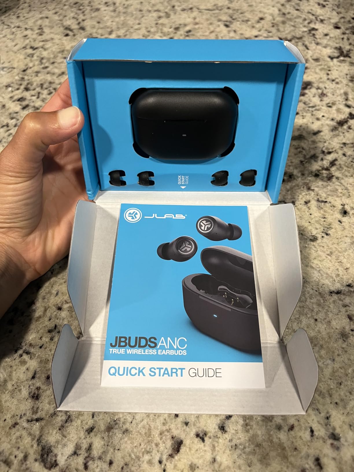 JLab JBuds ANC 3, True Wireless Earbuds, Active Noise Cancelling, Multipoint Connect, Google Fast Pair, Black customer photo 1