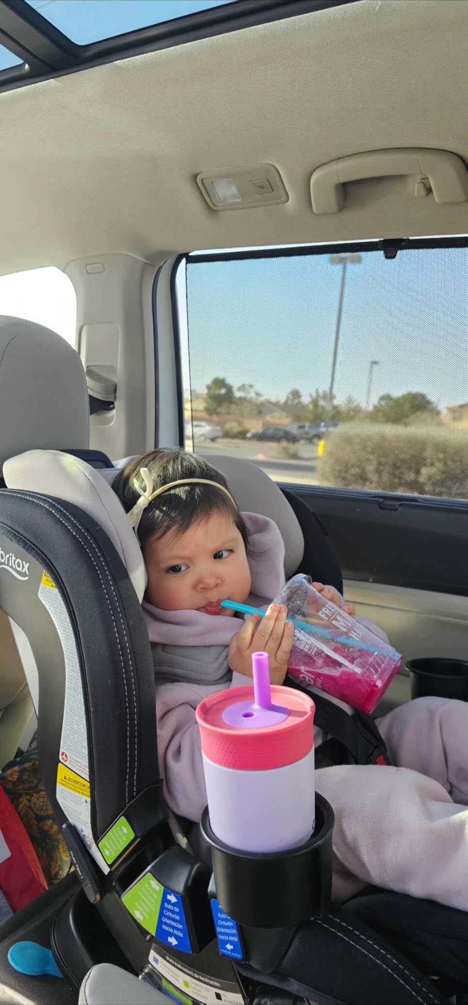 Britax Poplar S Convertible Car Seat, 2-in-1 Car Seat with Slim 17-Inch Design, ClickTight Technology, Sand Onyx customer photo 2