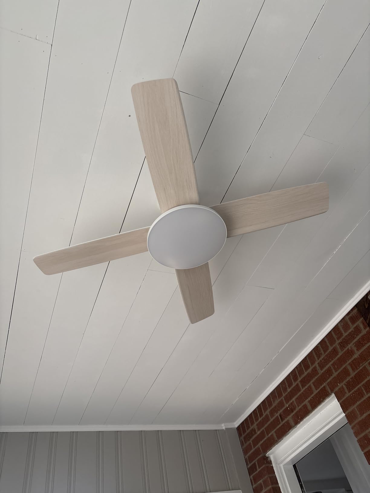 DREO Ceiling Fans with Lights, 44'', RGBIC Flush Mount Smart Ceiling Fan customer photo 1
