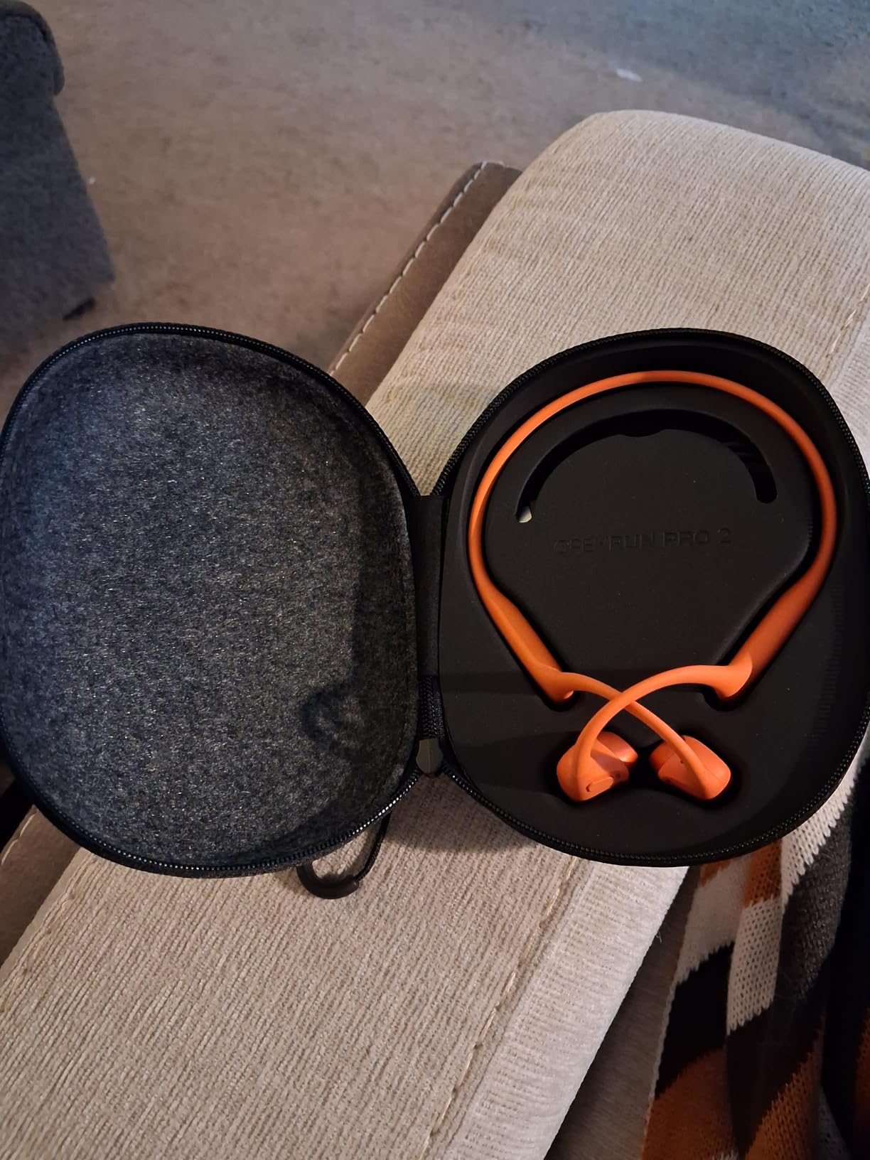 SHOKZ OpenRun Pro 2 Bone Conduction Bluetooth Sport Headphones, Black customer photo 1