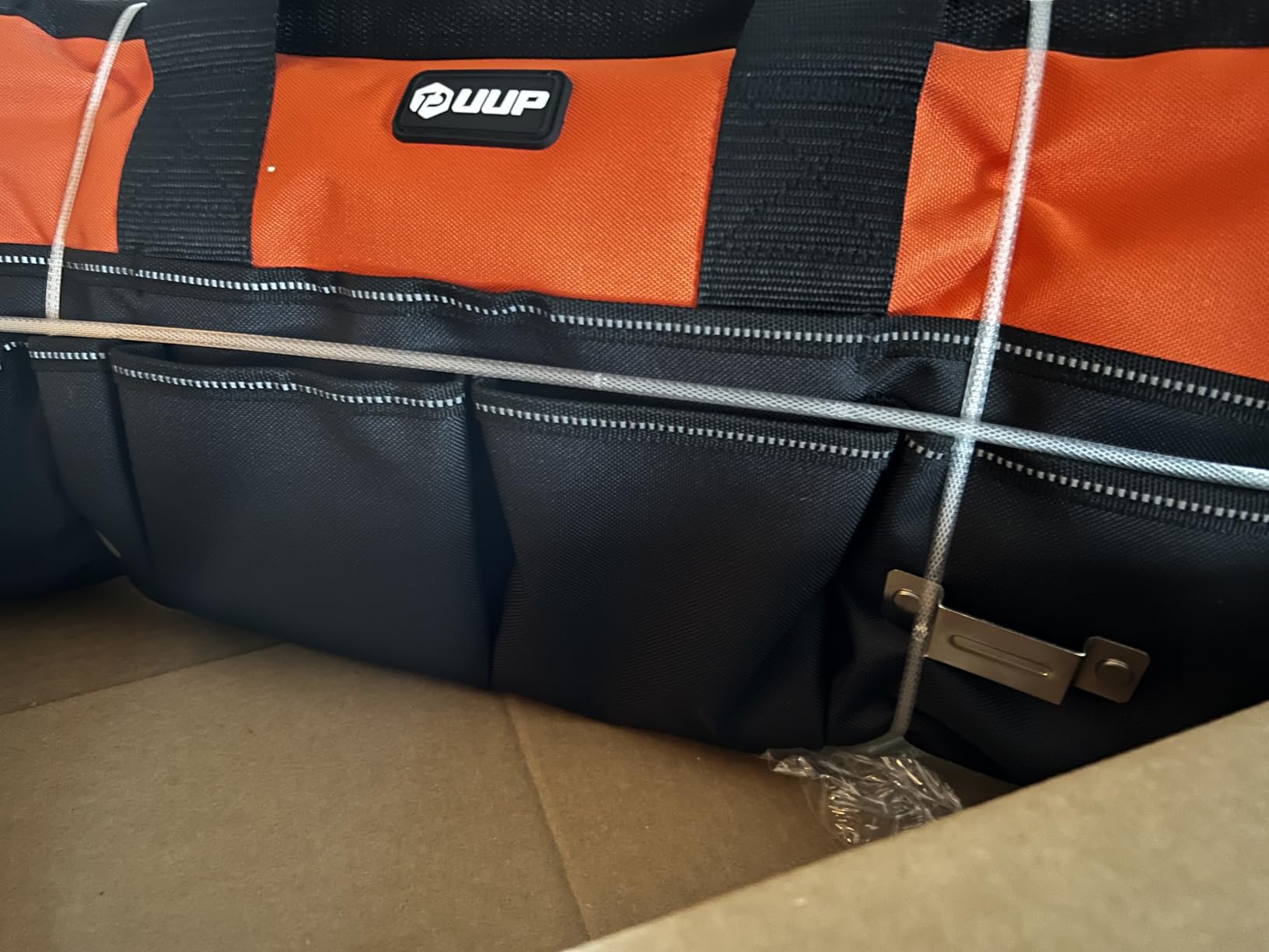 UUP Heavy Duty Tool Bag 15Inch, 16-Pocket Portable Empty Tool Box Organizer customer photo 2