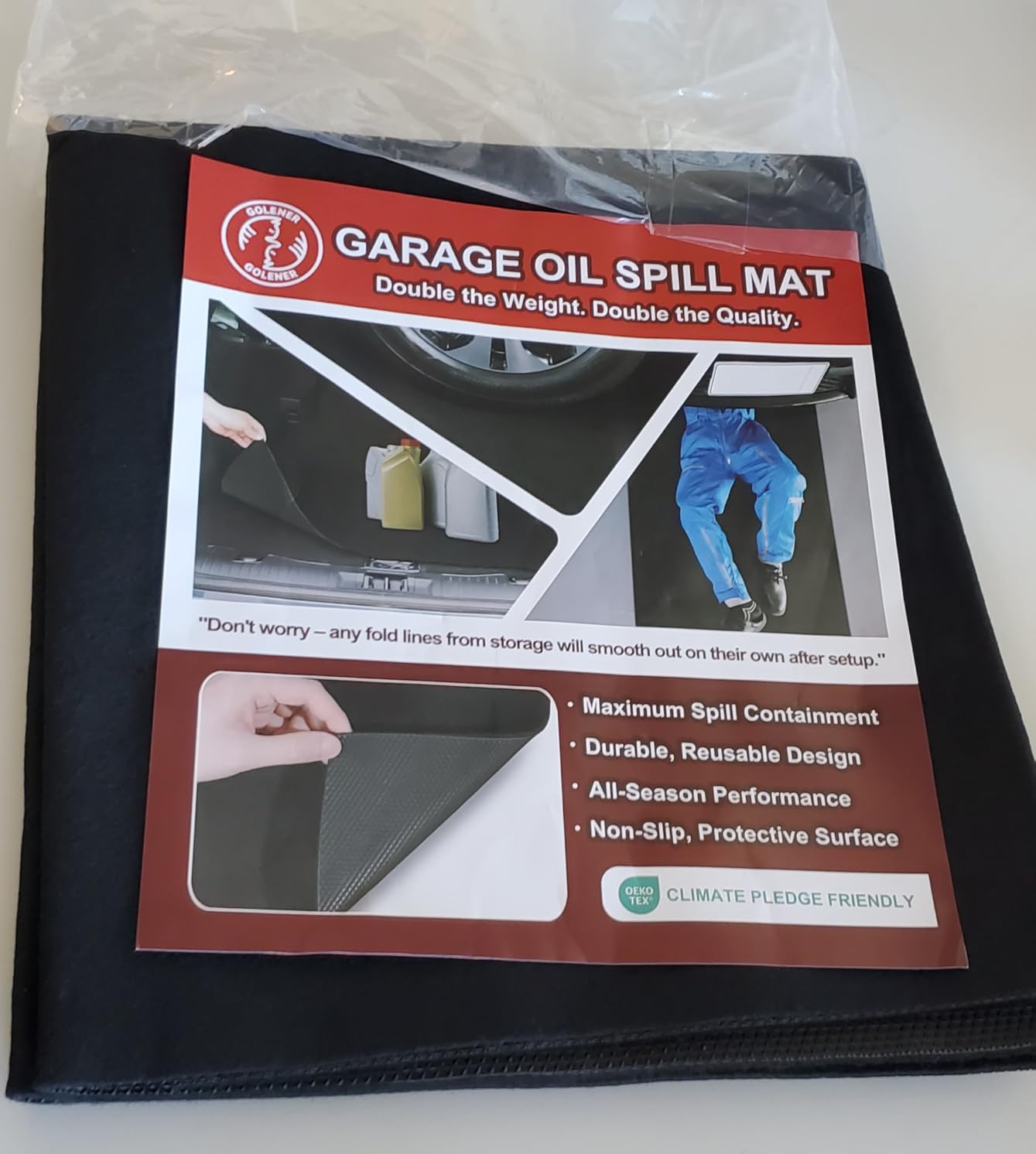 Heavy Duty Oil Spill Mat, Oil Mat, Garage Floor Mats for Under Car, 29