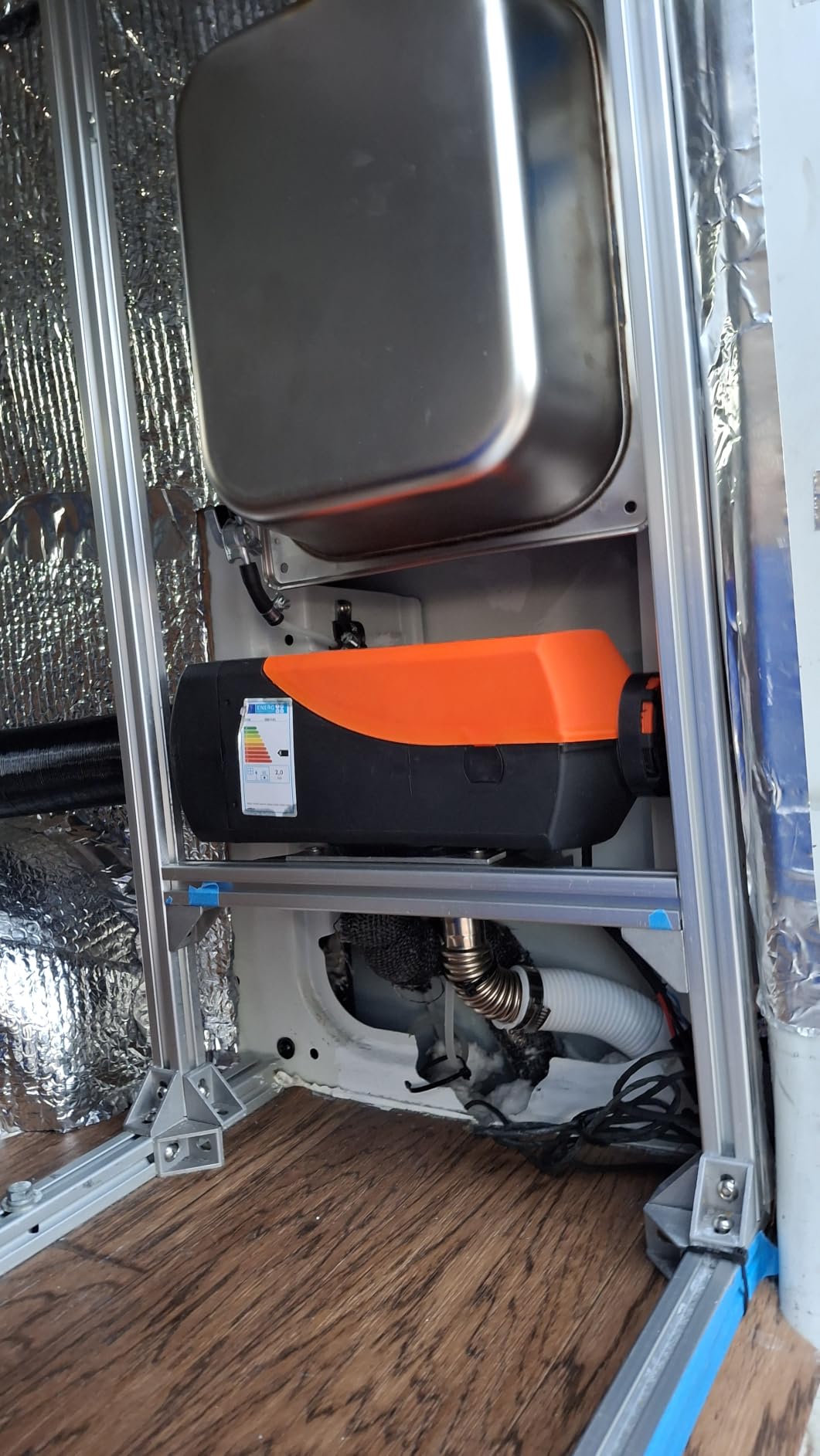 VEVOR Bluetooth App Control Diesel Air Heater, 12V 2KW Diesel Heater with Automatic Altitude Adjustment, Remote Control and LCD, Diesel Parking Heater for RV Trailer Camper Van Boat and Indoors customer photo 2