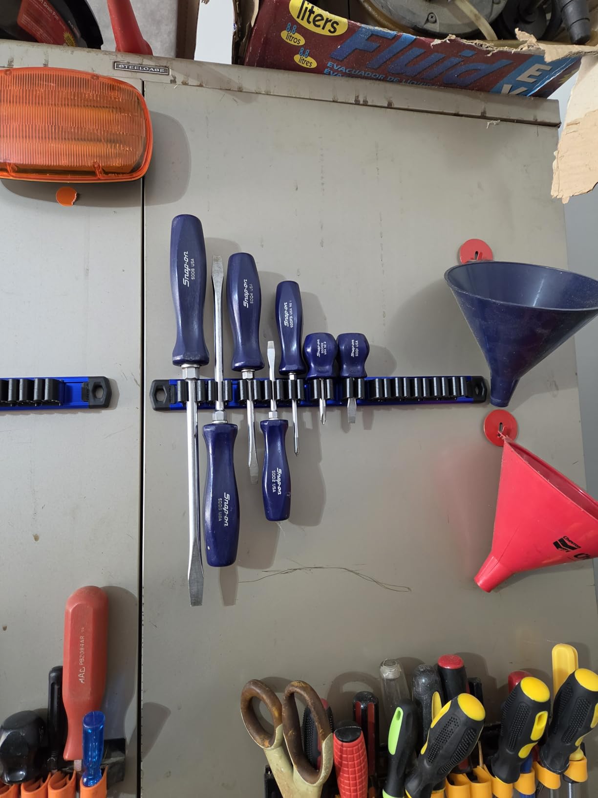 WORKPRO Magnetic Screwdriver and Wrench Organizer Set, 36-Slot Tool Holders customer photo 2