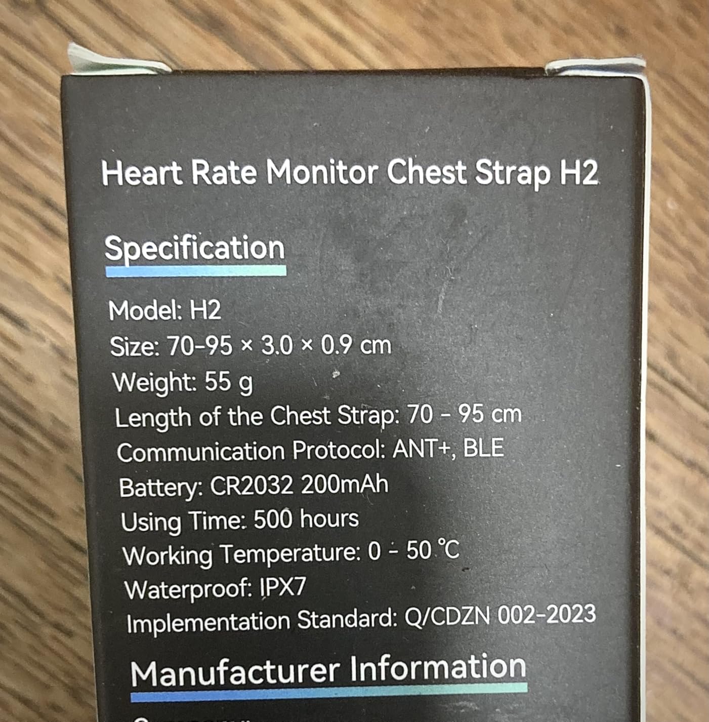 CYCPLUS Heart Rate Monitor Chest Strap H2Pro, Bluetooth ANT+ 500h Battery customer photo 1