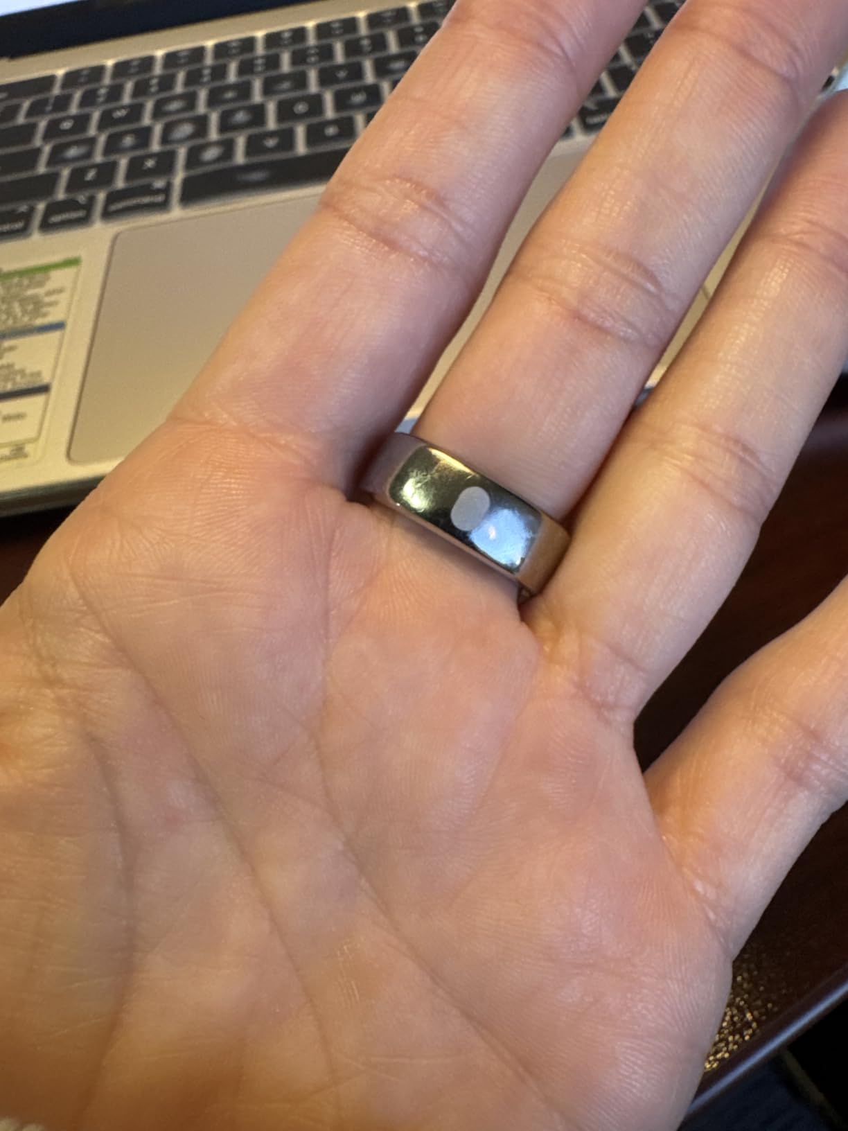 RingConn Gen 2 Air Ultra-Thin Smart Ring(Size 8, Galaxy Sliver) customer photo 1