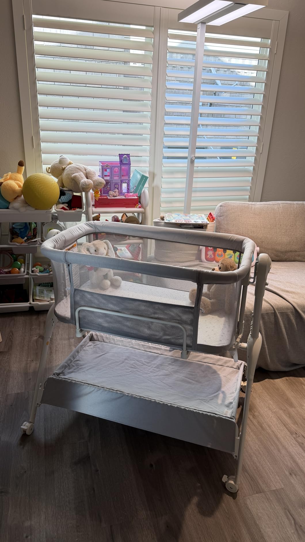 HARPPA Cuddly Sway Baby Bassinet Bedside Sleeper, 3 in 1 Rocking Bassinet customer photo 1