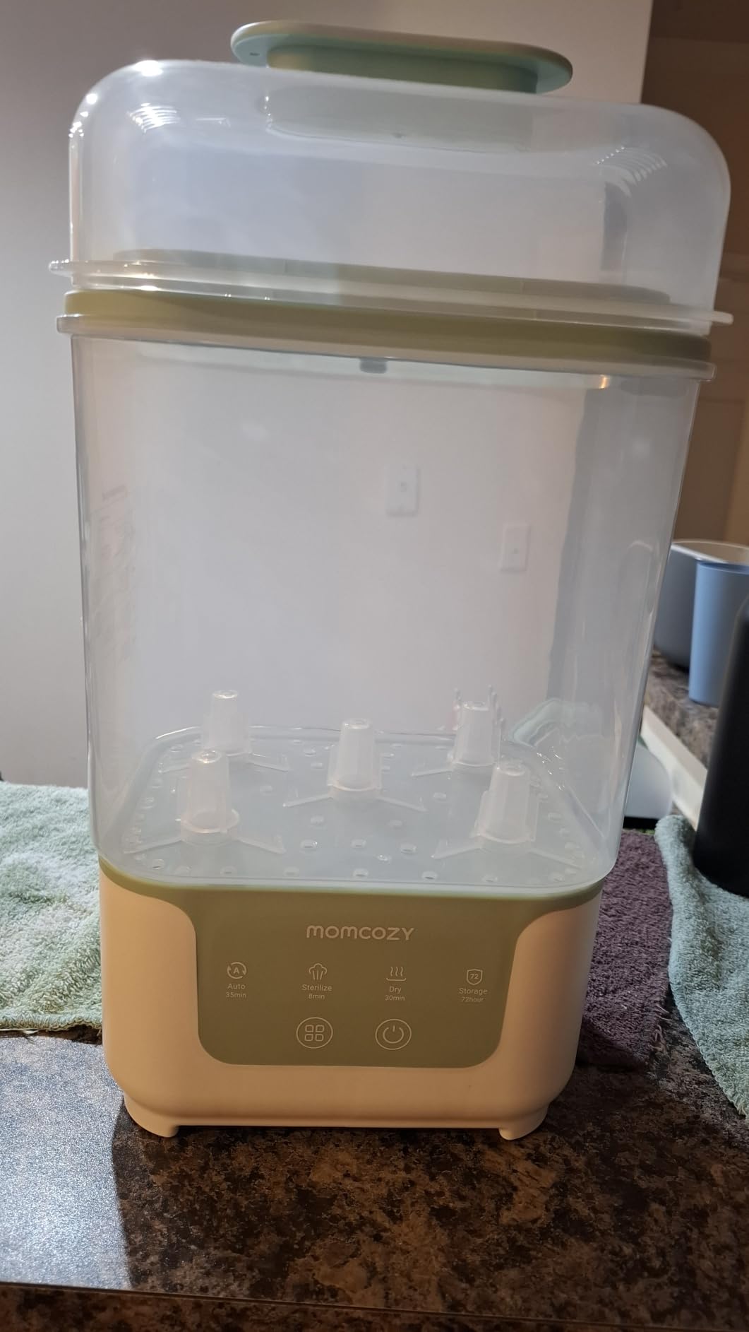 Momcozy New Modular Nesting 4 in 1 Compact Bottle Sterilizer and Dryer customer photo 2