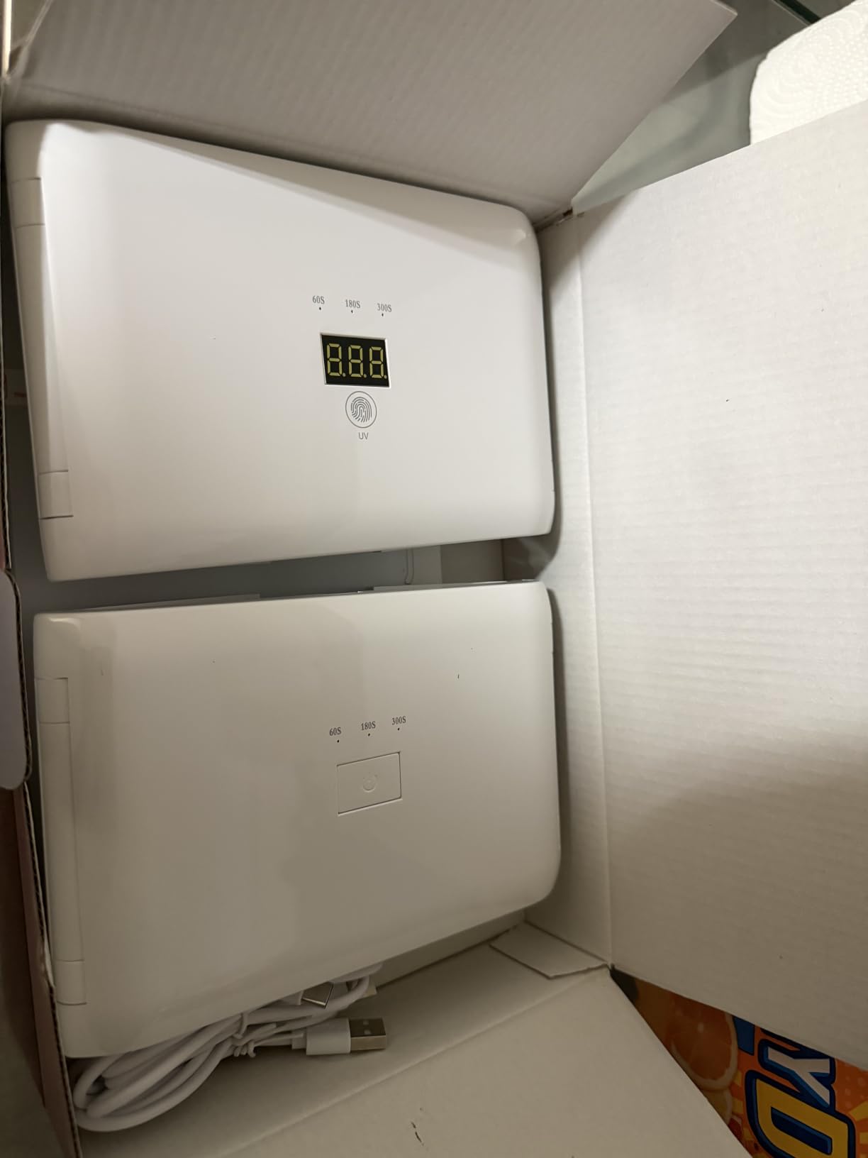 UV Light for Resin,48W 48 LEDs,Double-Sided,360°Surround,Dual 365-405nm customer photo 1