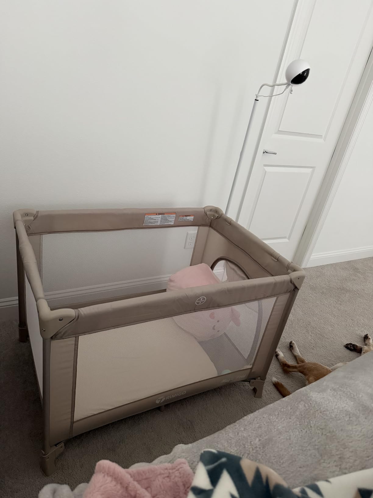 Portable Baby Playard& Playpen with Mattress, Travel Crib, Black customer photo 1