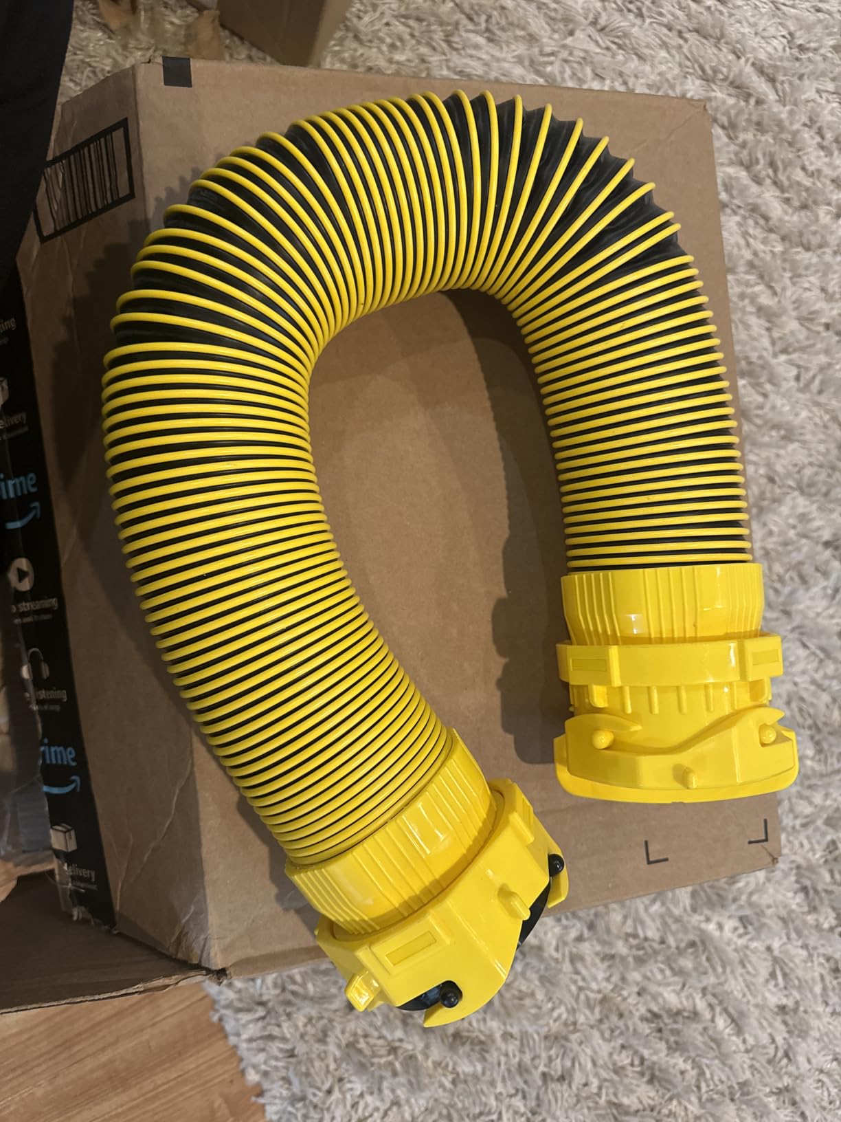 15 FT RV Sewer Hose Kit Heavy-Duty Sun-Resistant Leak-Proof with 90 Degree Clear View Sewer Adapter Storage Cap customer photo 2