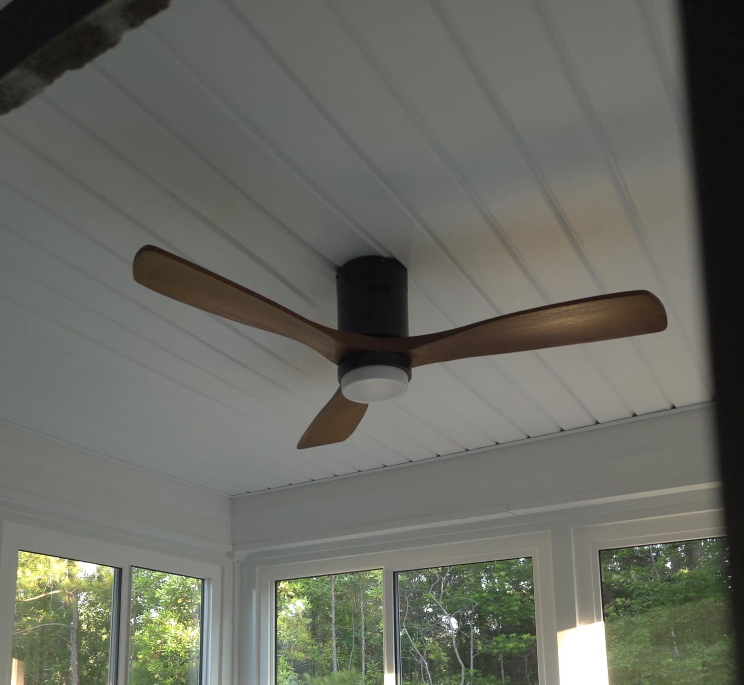Sofucor 52 Inch Smart Ceiling Fans with Lights, Low Profile Flush Mount customer photo 1