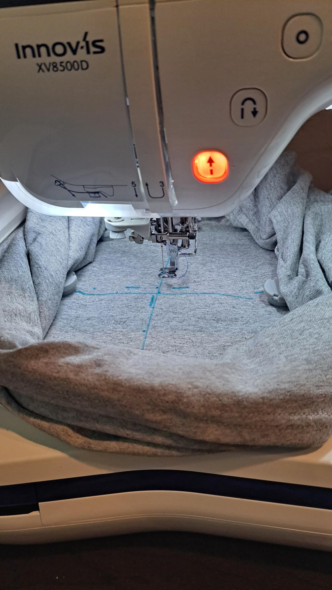 Sew Tech Magnetic Embroidery Hoop for Brother, 6x10in 160x260mm Bar SA441 customer photo 2