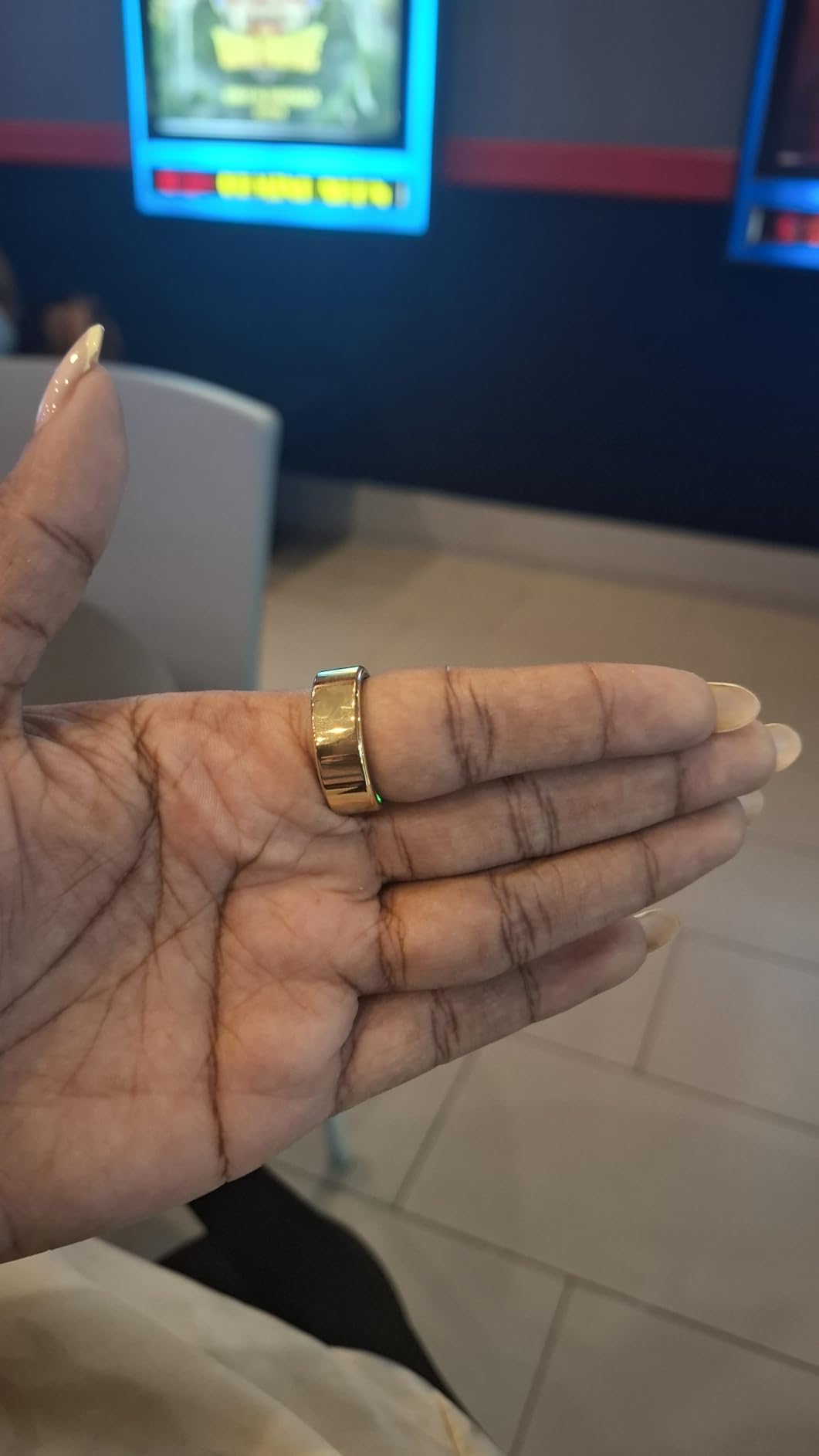 COLMI Smart Ring for Women, AI Health Tracker & 5ATM, R02. (Gold, 9#) customer photo 1
