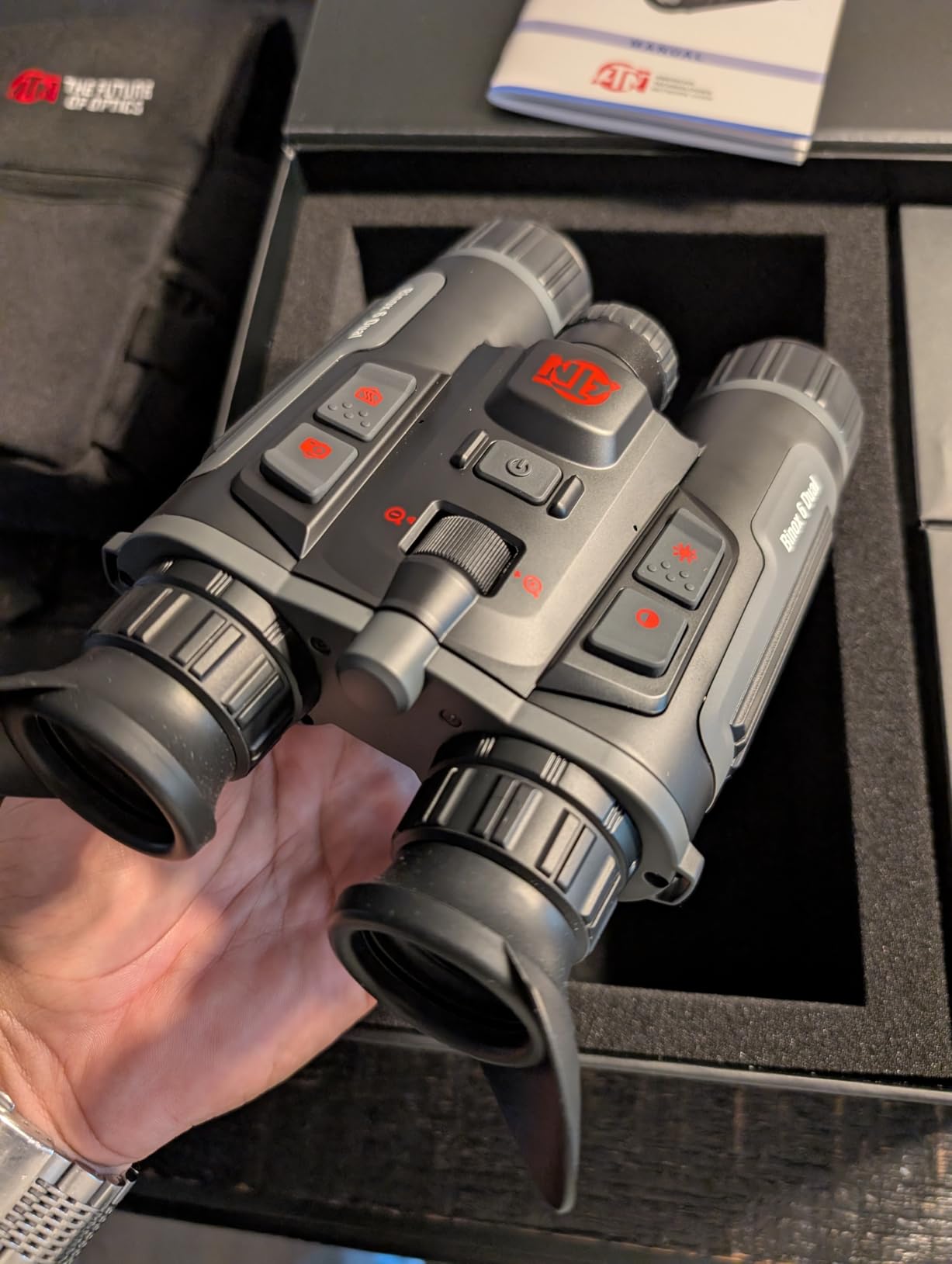 ATN Binox 6 Dual Thermal Imaging Binoculars, 256x192, Laser Rangefinder customer photo 2